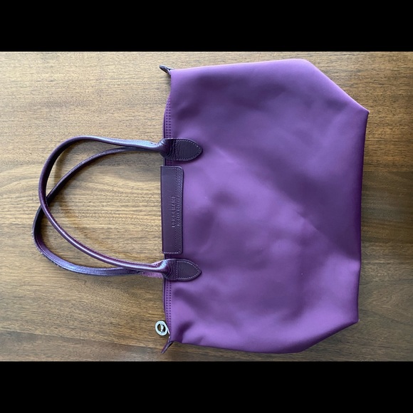 Longchamp Le Pliage shoulder bag medium, purple - Picture 5 of 8